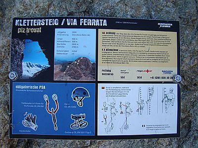 Infos zum Klettersteig