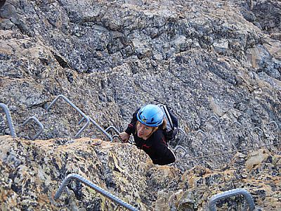 Viele Tritthilfen...