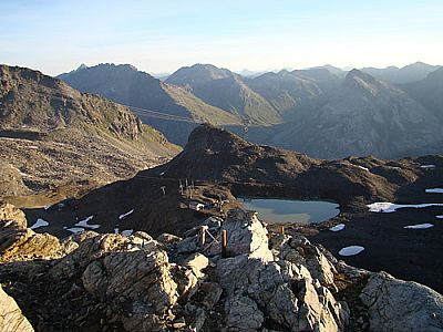 Die Masten der Seilbahn