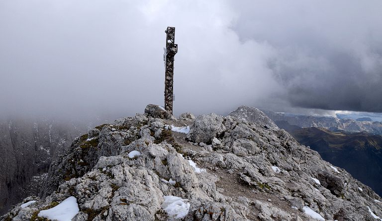 Plattkofel (2969 m) über den Oskar-Schuster-Steig