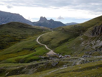 ... von der Plattkofelalm herauf kommt