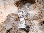 Eine Marienfigur markiert den letzen Abschnitt