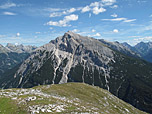 Pleisenspitze von der Brunnsteinspitze gesehen