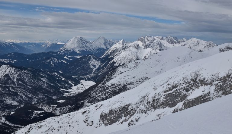 Pleisenspitze (2569 m) als Skitour von Scharnitz