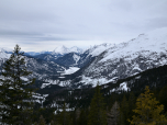 Der Ausblick nach Westen zur Hohen Munde