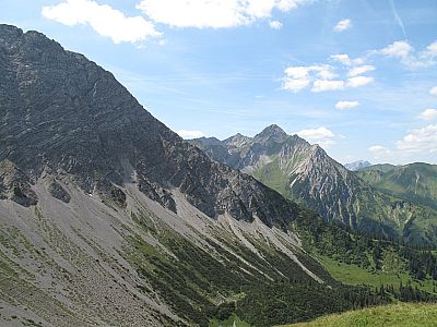 Gartnerwand und Roter Stein