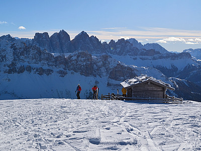 Der Blick vom Großen Gabler zu den Geislern