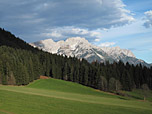 Ein letzter Blick zum Wilden Kaiser