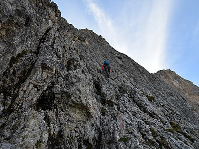 Nach einem C-Aufschwung können wir hier im A/B Gelände wieder unsere Kräfte sammeln ...