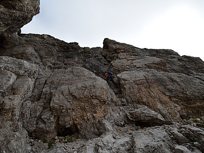 Kletterei im ersten Grad und ...