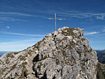 Die letzten Meter zum Gipfelkreuz