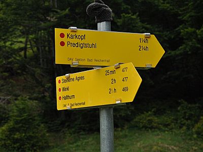 Noch eine gute Stunde zum Karkopf