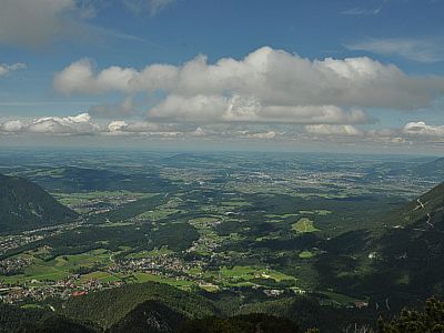 ... genießen die Aussicht nach Norden...