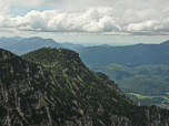 Blick nach Westen zum Predigtstuhl (1613 m)