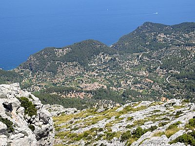 Auch von Estellencs im Norden gibt es einen Anstieg zum Puig de Galatzó