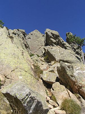 ...und kleine Kletterstellen