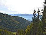 Erste Ausblicke Richtung Dolomiten