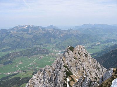 Blick vom Gipfel Richtung Norden