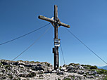 Gipfelkreuz der Pyramidenspitze