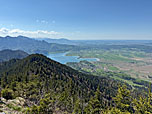 Blick zum Kochelsee...