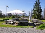 Die Terrasse des Waldschmidt Haus
