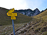 Hinter der Alm halten wir weiter auf die Hochsalwand zu...