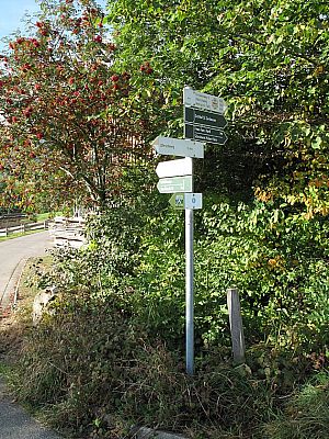 Wegweiser in Sigiswang