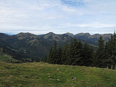 Blick zur Nagelfluhkette