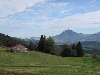 Blick zum Grünten