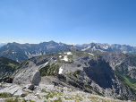 Der Ausblick vom Gipfel nach Südwesten