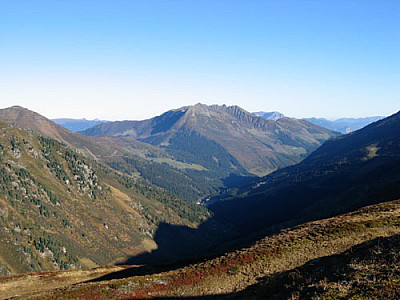 Blick ins Tal Richtung Hochfügen