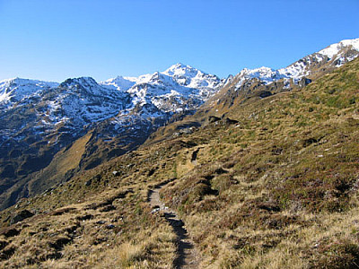In der Ferne der Rastkogel