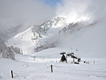 Die Bergstation des Rauhkopflifts