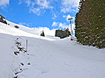 ...bis zur Piste der Taubensteinbahn