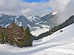 Blick hinunter zum Spitzingsee