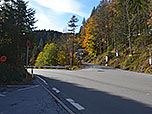 Wir überqueren am Spitzingsattel die Straße...