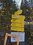 Den Abzweig zum Rotwandhaus lassen wir rechts liegen...