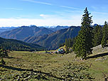 Begleitet von der wunderbaren Aussicht...