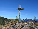 ...zum Gipfelkreuz am Rauhkopf
