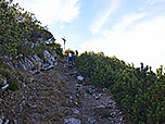 Die letzten Meter zum Gipfel