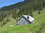 ...zu einer Almhütte