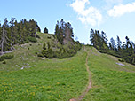 ...und steigen über diesen dem Rauschberg entgegen