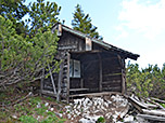 ...erreichen wir die Bergbauhütte...