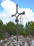 ...und das Gipfelkreuz des Hinteren Rauschbergs
