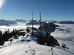 Blick zur Bergstation der Rauschbergbahn