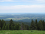Blick auf Waakirchen und Schaftlach