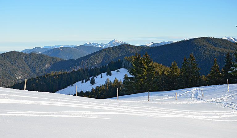 Rechelkopf (1330 m) als Skitour