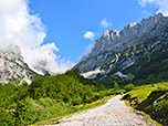...mit Blick auf das Ellmauer Tor...