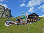 Ein letzter Blick zurück zur Nördnlinger Hütte