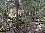 Weiter gehts dem Bachlauf folgend...